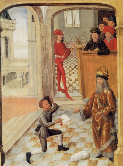 The News of the Divine Revelation is Delivered to the Emperor in Regensburg by Unbekannt Unbekannt